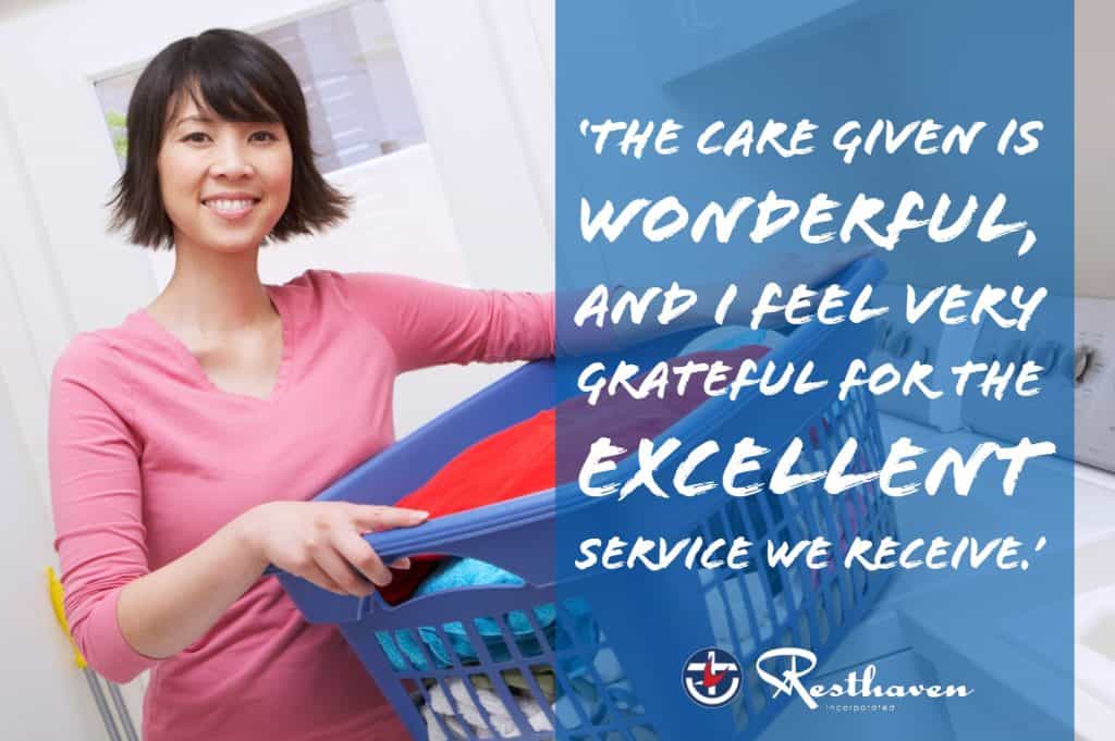 Excellent in-home care, thanks to Resthaven Marion Community Services