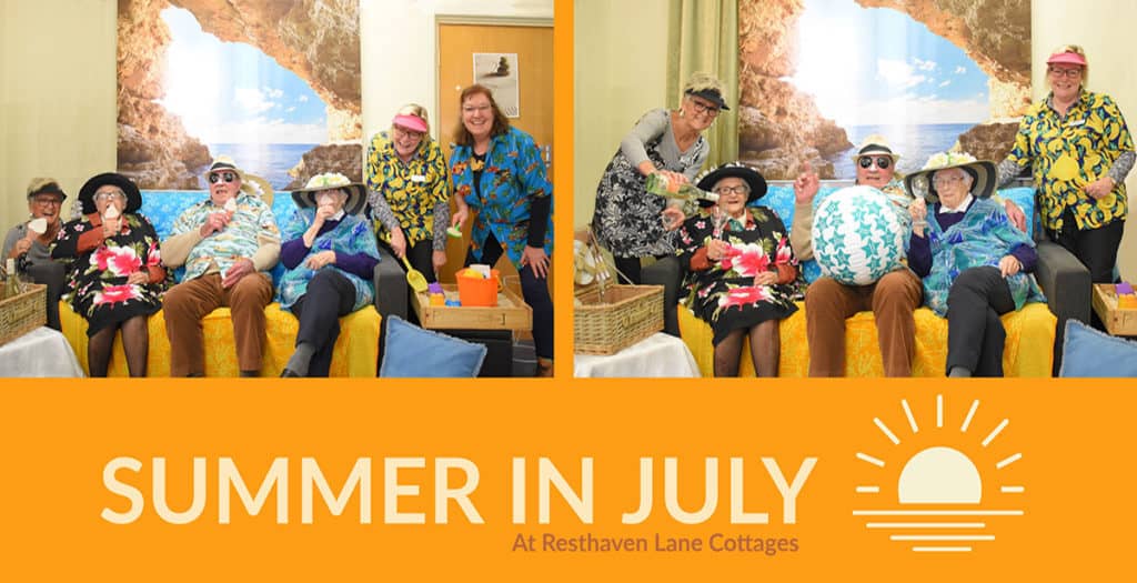 Summer in July at Resthaven Lane Cottages