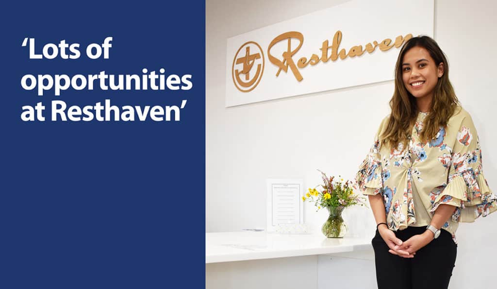 ‘Lots of career opportunities at Resthaven’