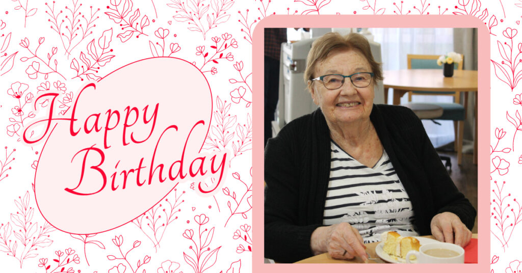 Happy 90th birthday, Mrs Addie Paschke!