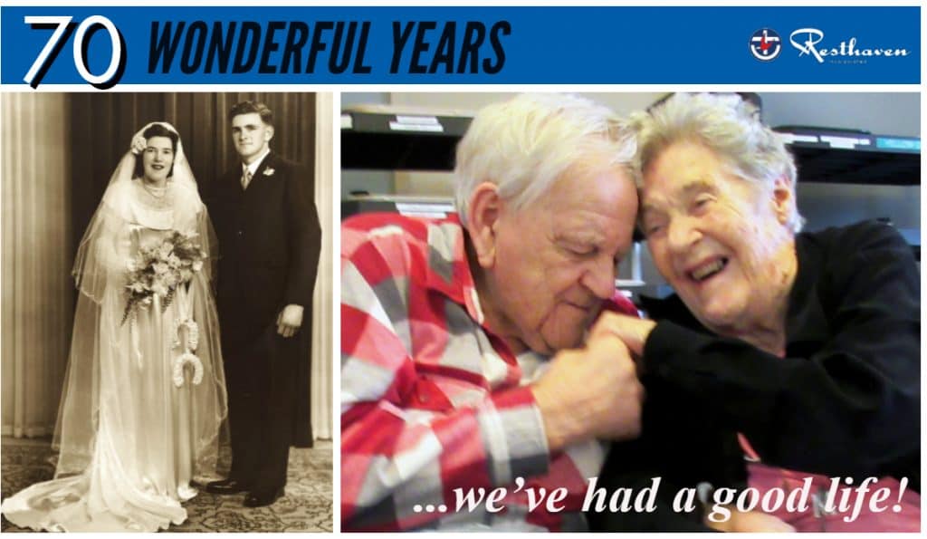 Mary and Hugh Celebrate 70 Wonderful Years