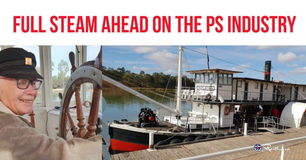 Resthaven client becomes captain on the River Murray steamboat PS Industry