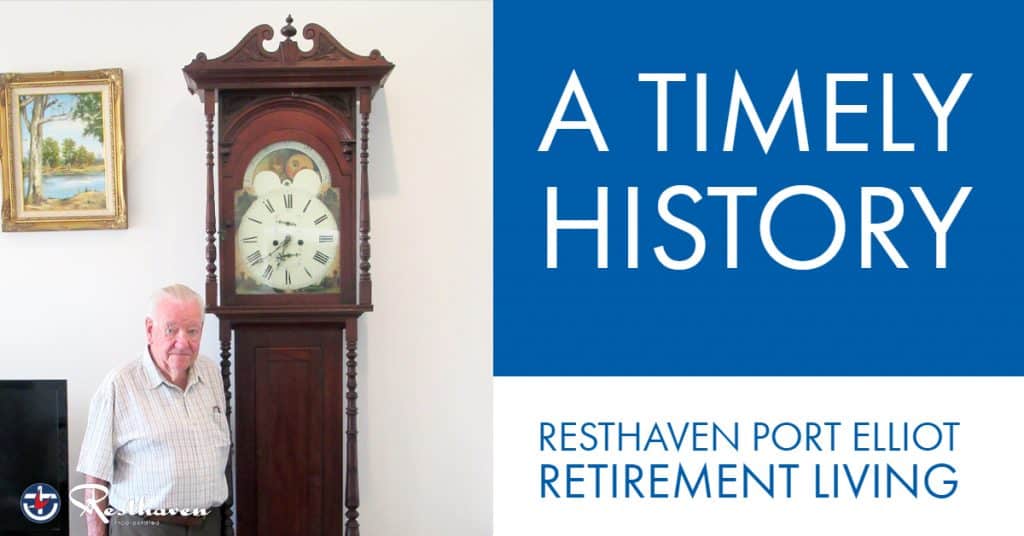 170 year old grandfather clock starts new chapter at Resthaven