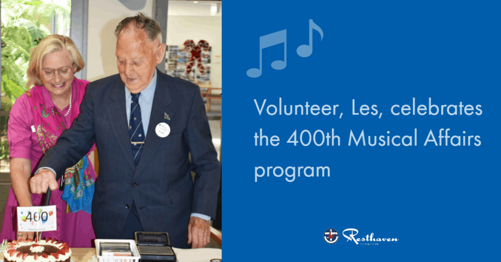 Volunteer, Les, shows age is no barrier