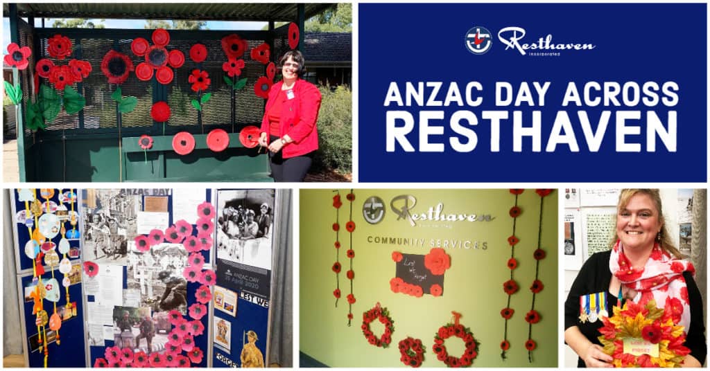 Anzac Day across Resthaven