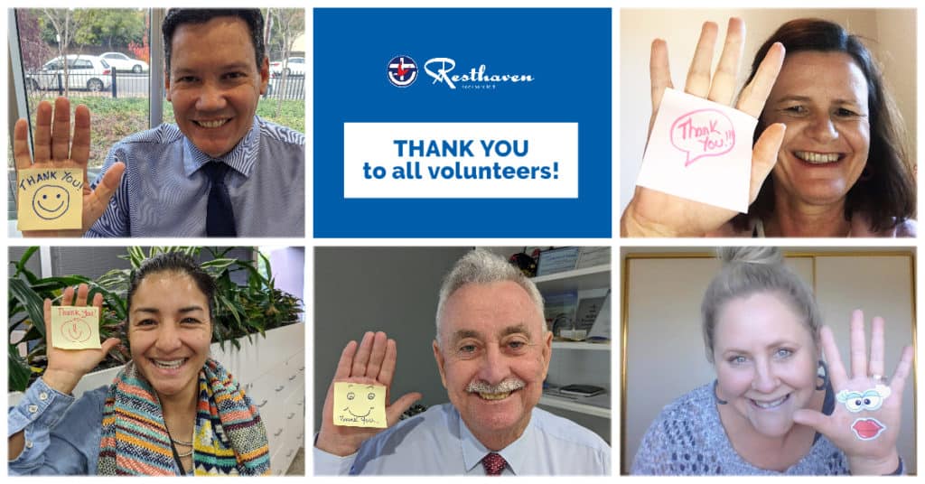 ‘Thank you’ to volunteers on National Volunteer Week
