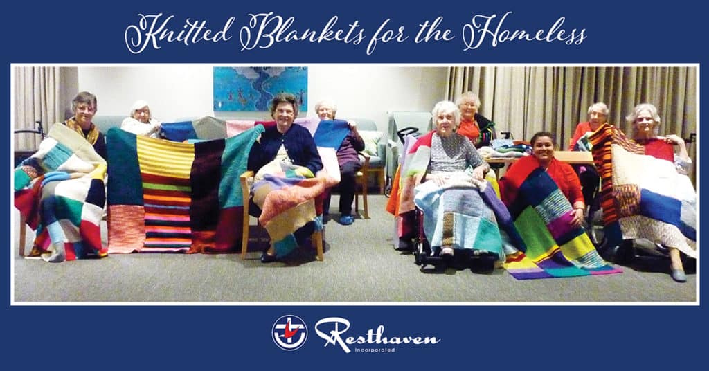 Knitted Blankets for the Homeless