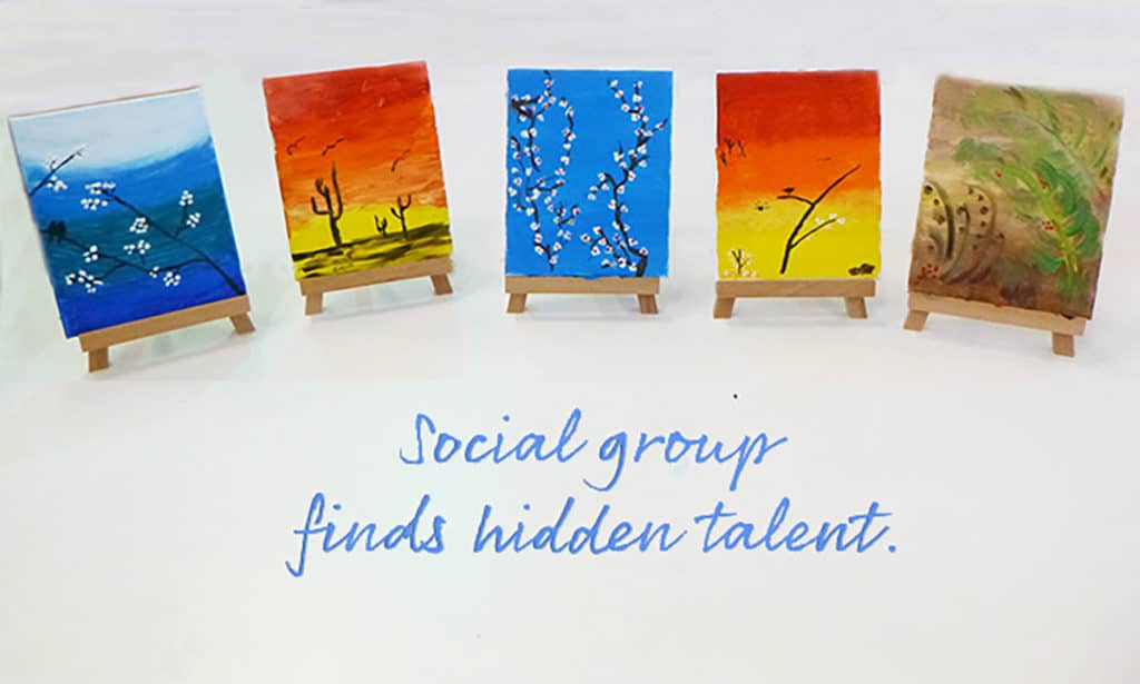Social connection group finds hidden talent