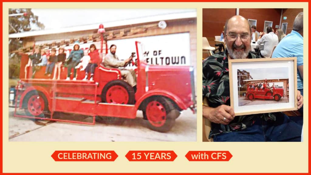 Mr Palmer celebrates anniversary with CFS
