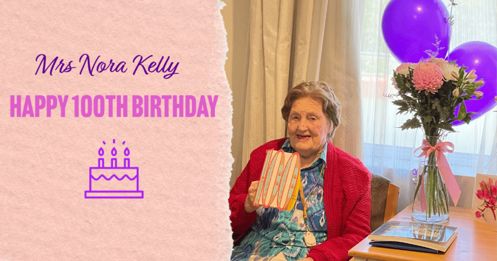 ‘I have truly lived a rich life’, says centenarian, Mrs Nora Kelly