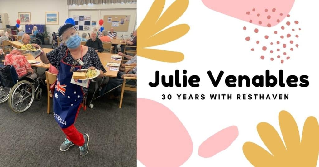Julie celebrates 30 years with Resthaven