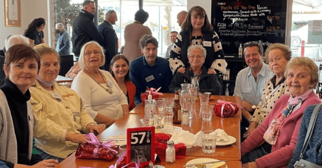 Clients from Resthaven Community Respite Services enjoy a day out at Bocelli cafe