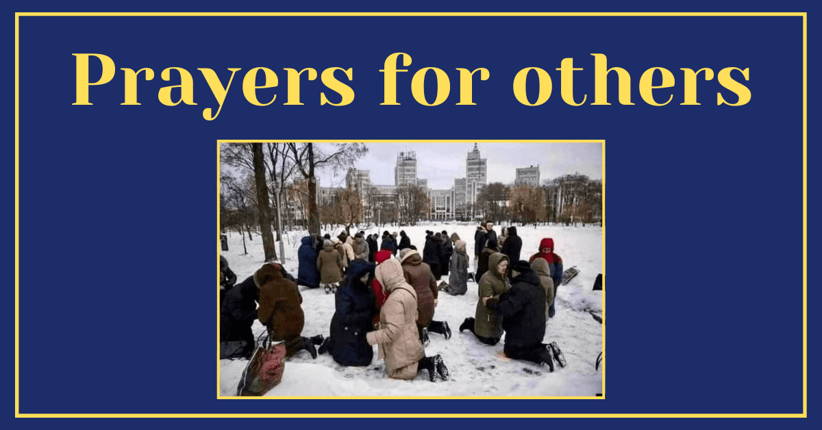 Prayers for others