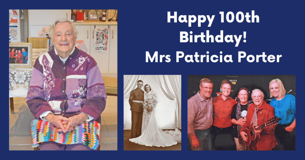 100 years of giving—Mrs Porter shares the key to a happy life