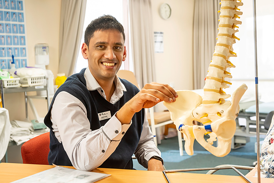 Jeevan’s OT skills ‘put a smile on clients’ faces’