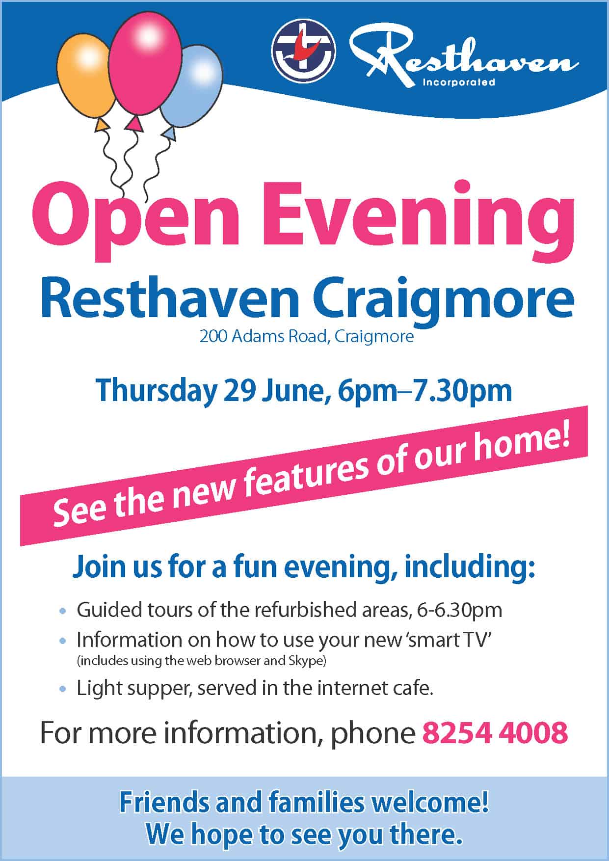 2017 06 Craigmore open evening