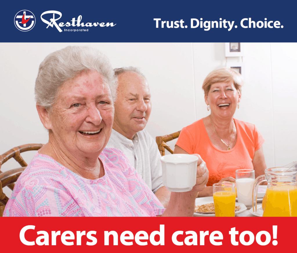 Flyer image: carers need care too